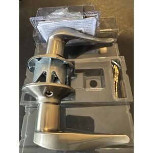 Schlage Sacramento Lever Entry Lever  Satin Nickel F51VACC619